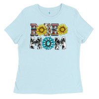Baby Blue rodeo mom Ladies Tee - AdoDesignShop