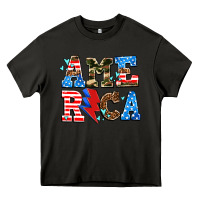 Asphalt america with heart Heavy Core Tee - AdoDesignShop