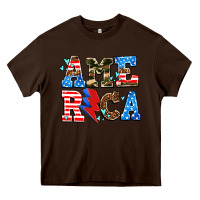 America With Heart Heavy Core Tee | Teevron