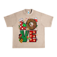 French Oak Love Nurse Christmas Urban Heavy Tee - NancyCooperArtShop