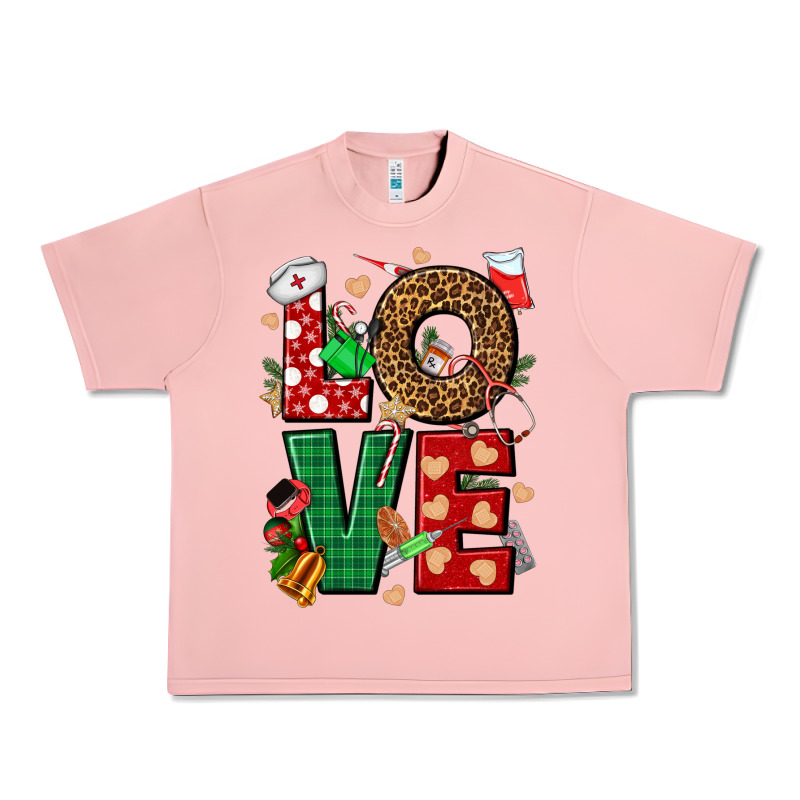 Love Nurse Christmas Urban Heavy Tee by NancyCooperArtShop | Teevron