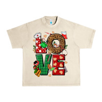 Sandshell Love Nurse Christmas Urban Heavy Tee - NancyCooperArtShop