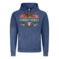 Vintage Denim make america cowboy again Vintage Hoodie - NancyCooperArtShop