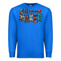 True Royal difference maker teacher Premium Sweatshirt - OliviaCreatesArt