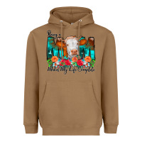 Toasted Coconut Being a Mom Makes My Life Complete Heavyweight Hoodie - CowCowDesign