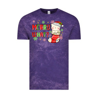 Cloud Purple merry what christmas cat Vintage Tee - MaliasSmallBusiness