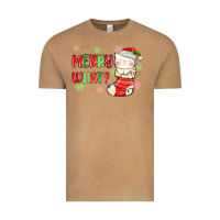 Merry What Christmas Cat Vintage Tee | Teevron