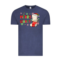 Vintage Denim merry what christmas cat Vintage Tee - MaliasSmallBusiness