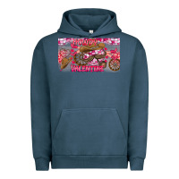 Pigment Midnight Navy Howdy Valentine Urban Hoodie - CowhideDigitalArt