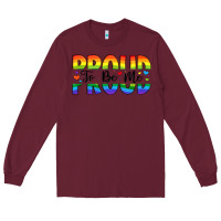 Burgundy proud to be me Long Sleeve Tee - Artiststas