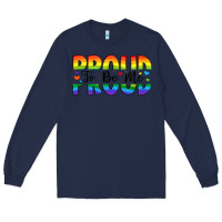 Navy proud to be me Long Sleeve Tee - Artiststas