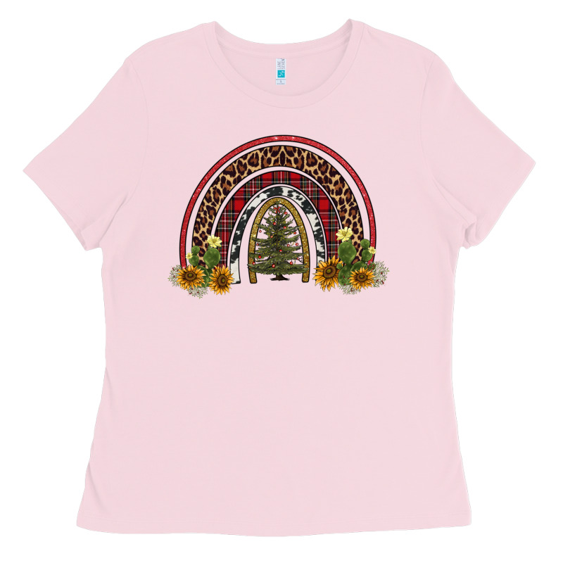 Rainbow Tree Ladies Tee by AdoDesignShop | Teevron