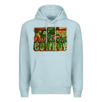 Blue Mist One lucky Cowboy St. Patrick's Day Premium Hoodie - CowGirlArtShop