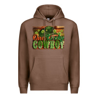 Chestnut One lucky Cowboy St. Patrick's Day Premium Hoodie - CowGirlArtShop
