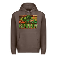 Coffee One lucky Cowboy St. Patrick's Day Premium Hoodie - CowGirlArtShop