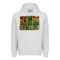 Dove Grey One lucky Cowboy St. Patrick's Day Premium Hoodie - CowGirlArtShop
