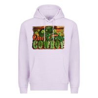 Lilac One lucky Cowboy St. Patrick's Day Premium Hoodie - CowGirlArtShop