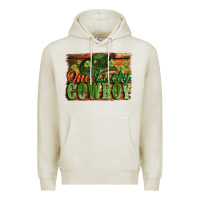 Oatmeal Heather One lucky Cowboy St. Patrick's Day Premium Hoodie - CowGirlArtShop