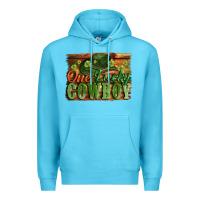Ocean Blue One lucky Cowboy St. Patrick's Day Premium Hoodie - CowGirlArtShop
