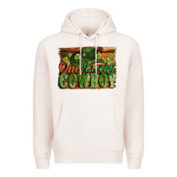 Pale Pink One lucky Cowboy St. Patrick's Day Premium Hoodie - CowGirlArtShop