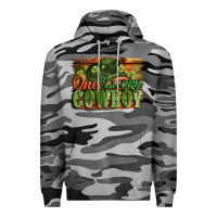 Slate Camo One lucky Cowboy St. Patrick's Day Premium Hoodie - CowGirlArtShop