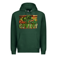Sports Green One lucky Cowboy St. Patrick's Day Premium Hoodie - CowGirlArtShop