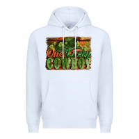 White One lucky Cowboy St. Patrick's Day Premium Hoodie - CowGirlArtShop
