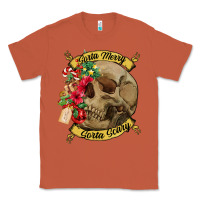 Copper Sorta merry sorta scary skull Classic Tee - NancyCooperArtShop