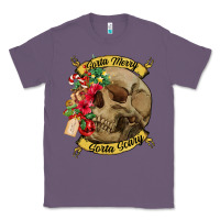 Lavender Sorta merry sorta scary skull Classic Tee - NancyCooperArtShop