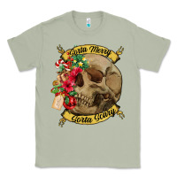 Matcha Sorta merry sorta scary skull Classic Tee - NancyCooperArtShop
