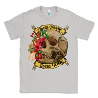 Moon Dust Sorta merry sorta scary skull Classic Tee - NancyCooperArtShop