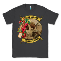 Smoke Sorta merry sorta scary skull Classic Tee - NancyCooperArtShop