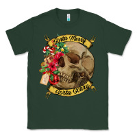 Sports Green Sorta merry sorta scary skull Classic Tee - NancyCooperArtShop