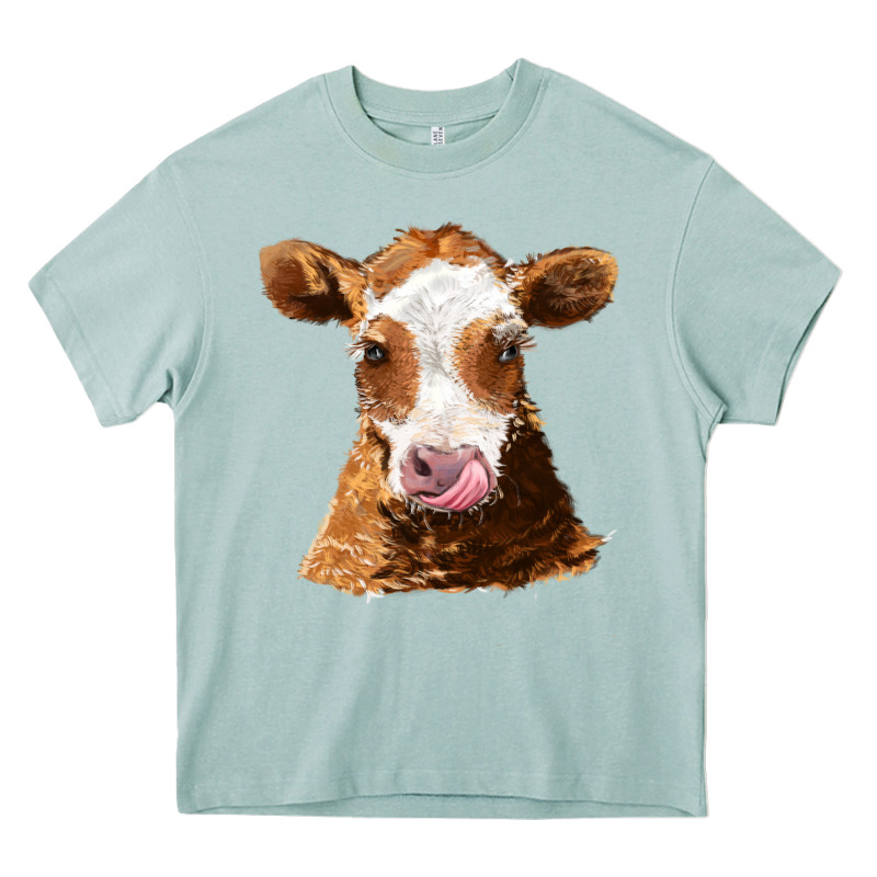 Guernsey Cow Heavy Core Tee by AdoDesignShop | Teevron