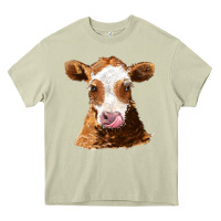 Mossy guernsey cow Heavy Core Tee - AdoDesignShop