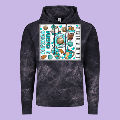 Cafecito Y Chisme Vintage Hoodie Designed By Maliassmallbusiness