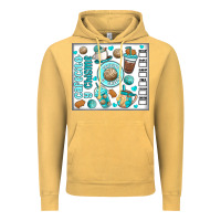 Vintage Mustard cafecito y chisme Vintage Hoodie - MaliasSmallBusiness