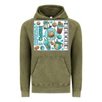 Vintage Olive cafecito y chisme Vintage Hoodie - MaliasSmallBusiness