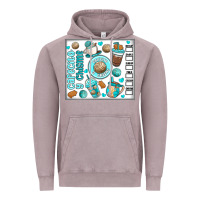 Vintage Zinc cafecito y chisme Vintage Hoodie - MaliasSmallBusiness