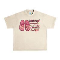 Sandshell Pink Christmas crocin' around the Christmas tree Urban Heavy Tee - NancyCooperArtShop