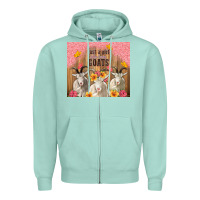 Seafoam just a girl who loves goats tumbler Zipper Hoodie - TumblerDesignByShophia