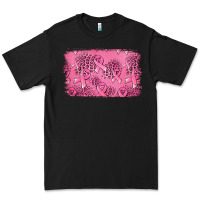 Black Distressed breast cancer background Premium Tee - Jasminsmagicworld