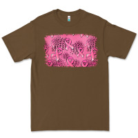 Cacao Distressed breast cancer background Premium Tee - Jasminsmagicworld