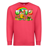 Cardinal wine glasses st. patricks Premium Sweatshirt - OliviaCreatesArt