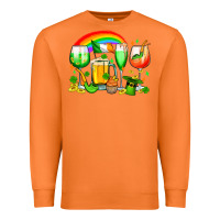Carrot wine glasses st. patricks Premium Sweatshirt - OliviaCreatesArt