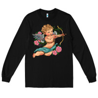 Black cupid valentine's day Long Sleeve Tee - RanaPortraitStore