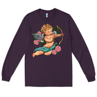 Plum cupid valentine's day Long Sleeve Tee - RanaPortraitStore