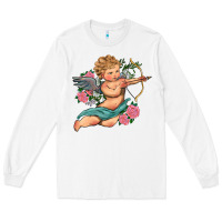 White cupid valentine's day Long Sleeve Tee - RanaPortraitStore