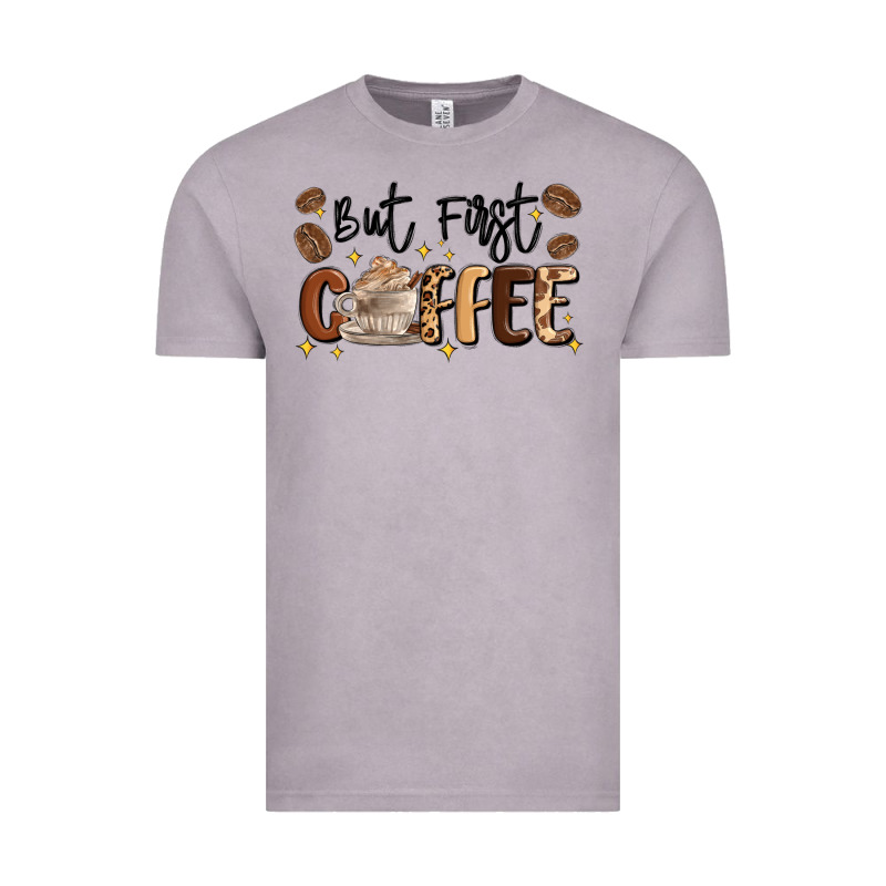 But First Coffee Vintage Tee by MaliasSmallBusiness | Teevron