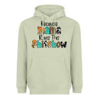 Matcha Because Mama Runs This Shitshow Heavyweight Hoodie - CowCowDesign